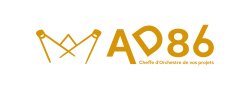 Logo AD86-sans fond-logo horizontal dore╠ü